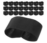 SUPVOX Lot de 30 Brassards Noirs Élastiques de Deuil Unisexes, Taille Extensible, Adaptés aux Cérémonies, Football et Usages Sportifs, Bande Commémorative Confortable et Résistante