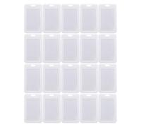 SUPVOX Lot de 30 Porte-cartes Bus Transparents Couverture Rabattable, Porte-badge Élève Pratique, Format Portefeuille Fin, Protection Quotidienne pour Cartes D’identité et Badges, Usage