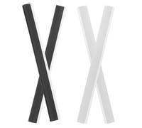 SUPVOX Lot de 4 Bandes de Caoutchouc de Rechange pour Pelle à Poussière, Bord Souple Gris et Noir, Accessoires Solides Rectangulaires, Joint Presse pour Nettoyage Maison, Bureau et