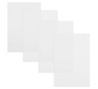 SUPVOX Lot de 4 Cartes de Nettoyage pour Scanners et Lecteurs de Cartes Bancaires Élimination Poussière Graisses et Scanners de Chèques Usage Professionnel en Bureaux Financiers