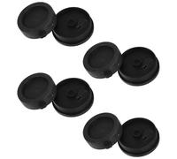 SUPVOX Lot de 4 Couvercles de Meule en Pierre Synthétique 5 Cm, Pièces Détachées pour Fontaine à Moulin à Eau Miniature, Décoration de Jardin et Fontaine Décorative Intérieure