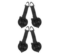 SUPVOX Lot de 4 Crochets à Ventouse Haute Résistance Triangulaires Fixation Puissante pour Tentes de Camping Auvents de Caravanes et Surfaces Lisses Extérieures Ventouses Rotatives