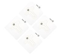 SUPVOX Lot de 4 Crochets Adhésifs Muraux sans Perçage, Réglables en Distance, Autocollants à Vis, Forte Fixation pour Porte-serviettes et Rangement Multifonction Cuisine, Salle de Bain