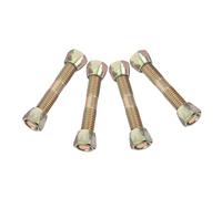 SUPVOX Lot De 4 Crochets De Balançoire pour Chaise Suspendue Vis pour Balançoire De Jardin Matériel pour Berceau Fixations pour Chaise À Bascule Métal Doré