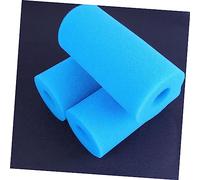 SUPVOX Lot De 4 Cylindres Éponge De Préfiltre Bleu 10x20cm pour Filtration Piscine, Mousse Filtrante Réutilisable Et Lavable, Support pour Filtration Biologique
