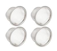 SUPVOX Lot de 4 Filtres à Thé en Acier Inoxydable, Passoires à Maille Fine 5 Cm, Infuseurs pour Théière, Accessoires Légers et Résistants Haute Température pour Infusion Maison, Salon