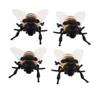 SUPVOX Lot De 4 Jouets Mécaniques De Simulation À Remonter Modèle De Scarabée Réaliste Figurines d'animaux Abeilles Réalistes Mécanique De Simulation d'abeille De Danse