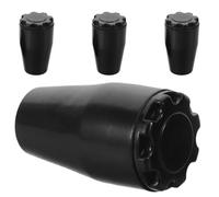 SUPVOX Lot de 4 Manchons Universels Antidérapants pour Poignée de Porte de Chaudière et Cheminée, Manchon en Plastique Résistant la Chaleur 10 Mm, Accessoire Sécurité la Cuisine