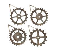 SUPVOX Lot de 4 Muraux en Décoration Rétro Industrielle pour Maison et Bureau Accessoires Muraux Vintage Art Mural en Style Steampunk