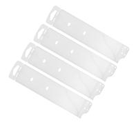 SUPVOX Lot de 4 Protège-lames en Pp Blanc Universels pour Couteaux Cuisine en Acier Inoxydable, Manchons de Protection Légers et Ventilés, Accessoires Sûrs pour Usage Domestique
