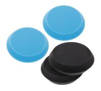 SUPVOX Lot de 4 Set de Set de Tampons de Polissage pour Boules de Bowling Éponges de Nettoyage Noir et Bleu Réutilisables Douces et Non Abrasives Kit Entretien Bowling pour Surface