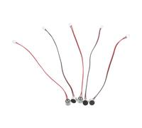 SUPVOX Lot de 5 Câbles Microphone Condensateur Électret Stéréo avec Points de Soudure Robustes Capteur à Fil Conducteur Compact Compatible Enregistrement Audio Professionnel et