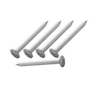 SUPVOX Lot de 5 Clous D'arpentage en Acier Inoxydable 7 Cm pour Repères de Mesure et Bornes de Limite de Propriété Extérieures, Piquets Métalliques Robustes pour Jardin et Observation