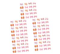 SUPVOX Lot De 5 Nœuds pour Animaux De Compagnie Petits Nœuds De Toilettage Pinces Nœuds pour Chiots 50 Pièces X 5