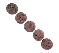 SUPVOX Lot de 5 Pierres Volcaniques Naturelles pour Sauna Vapeur Intérieur et Extérieur Pierres Chauffantes en Roche Volcanique 5 Cm Diffusion Homogène Chaleur Purification de L’air
