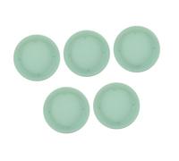 SUPVOX Lot De 5 Soucoupes pour Pots De Fleurs, Plateau De Base en PP Résine, Couleur Vert Prairie, Support Intérieur Et Extérieur Anti-débordement pour Jardinières Et Bonsaïs