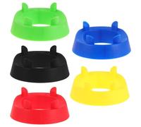 SUPVOX Lot de 5 Supports de Bowling en Plastique - Support Rond de Basket-Ball et de Football, présentoirs sphériques en Plastique - Organiseur de Volley-Ball, d'accessoires de Sport pour