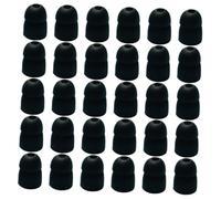 SUPVOX Lot De 50 Bouchons D’écouteurs Invisibles Noirs Petits En Silicone Souple, Accessoires Pour Écouteurs Sans Fil 9-11 Mm, Confortables Et Stables, Adaptés Pour Sport, Course Et Appels Vidéo