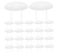 SUPVOX Lot De 50 Cache-Prises De Sécurité Pour Bébé Protection Des Prises Électriques En Polypropylène Transparent