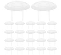 SUPVOX Lot de 50 cache-prises transparents en plastique pour bébé, protection électrique à l'épreuve des enfants, pour prises de