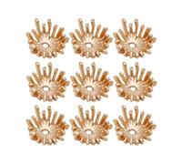 SUPVOX Lot de 50 Pendentifs en Alliage 14 Mm Forme Fleur, Accessoire Création Bijoux DIY pour Collier et Bracelet, Breloque à Motif Floral, Artisanat, Perles Création Bijoux Fille