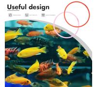 SUPVOX Lot de 6 Anneaux Flottants pour Plantes D'aquarium en Plastique 16 Cm, Anneaux d'alimentation pour Poissons, Corral Flottant pour Lentilles d'eau, pour Aquarium Couleur