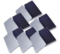 SUPVOX Lot de 6 Boîtes Métalliques Couvercles Argentés 170x90x15 Mm, Étuis de Protection pour Écran de Téléphone en Verre Trempé, Organisateurs Portables pour Rangement de Coques