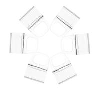 SUPVOX Lot de 6 Clips pour Stores Enrouleurs Transparents 20 Mm, Crochets à Clip en Abs Résistant, Fixation Simple pour Rideaux Vénitiens, Accessoires de Quincaillerie pour Usage