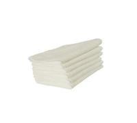 SUPVOX Lot De 6 Couches Lavables En Tissu À 4 Couches En Fibre De Bambou Beige