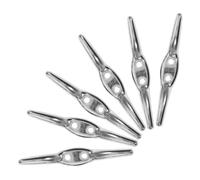 SUPVOX Lot de 6 Crochets en Métal pour Stores, Accessoires de Cordon Anti-nœuds Compatibles Stores Verticaux et Enrouleurs, Fixation Murale Sécurisée pour Gestion Cordons Fenêtre, Acier