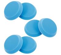 SUPVOX Lot De 6 Disques Et Tampons De Polissage en Éponge Réutilisables pour Le Ponçage Et Le Polissage du Bowling Couleur Bleu Ciel