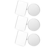 SUPVOX Lot De 6 Lunettes De Combat pour Poissons Betta Miroir D'Entraînement en Acrylique Miroir pour Aquarium Betta Anneau Argenté