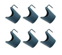 SUPVOX Lot de 6 Porte-gobelets Jetables en Papier Anti-brûlure, Manchon Résistant pour Tasse à Café, Couleur Bleu Foncé, Support Pratique pour Bureau et Usage Domestique, Protège Mains
