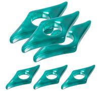 SUPVOX Lot de 6 Porte-pages en Résine Jade Verte, Support de Pouce Miniature, Écarteur de Pages Multifonction Léger et Portable pour Lecture à Domicile, Voyage et Activités en Plein Air