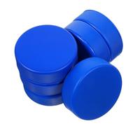 SUPVOX Lot de 6 Rondelles D'entraînement pour Hockey sur Glace en Mousse PU Souple Bleu 7,6 Cm, Accessoires D’entraînement Polyvalents pour Intérieur et Extérieur, Équipement de