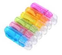SUPVOX Lot de 6 Rubans Correcteurs Adhésifs Arc-en-ciel, Bande Correctrice Portable pour Écrire, Gomme à Ruban Adhésif Compacte, Fournitures Scolaires et Bureau, Correction Rapide