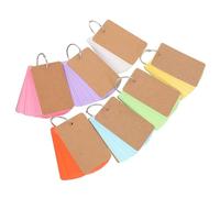 SUPVOX Lot de 7 sets de Carnets de Notes Soi-Même 350 Pcs Cartes Flash Vierges Multicolores Anneaux de Reliure Cartes de Mots pour Étudier pour Bureau École et Voyage