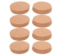 SUPVOX Lot de 8 Bouchons de Liège Coniques pour Bouteille de Vin 9,3 X 8,7 X 2 Cm Bouchons Hermétiques Réutilisables en Liège Naturel Accessoires Vin pour Conservation et Fraîcheur