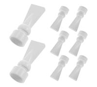 SUPVOX Lot de 8 Buses à Bec de Canard Rotatives pour Aquarium, Raccord Plastique 25 Mm, Sortie D’Eau Douce et Eau de Mer, Silencieuses et Réglables pour Pompe D’Aquarium,