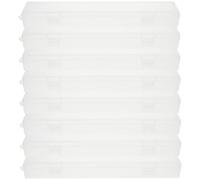 SUPVOX Lot de 8 Étuis Transparents pour Pinceaux à Peinture à L'Eau Boîte de Rangement Portable Petite Taille pour Pinceaux de Dessin Organisateur Pratique pour Artistes et Étudiants