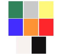 SUPVOX Lot de 8 Feuilles de Vinyle Thermocollant 3d Transfert Thermique Gonflant, Couleurs Assorties pour T-shirts, Compatible avec Machines de Découpe Populaires, Décoration Textile DIY