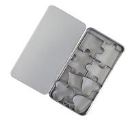 SUPVOX Lot de 8 Set de Moules à Pâtisserie en Acier Inoxydable, Emporte-pièces Créatifs pour Biscuits et Gâteaux, Formes Variées pour Cuisson Festive et Moments Gourmands, Ustensiles