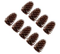 SUPVOX Lot de 9 Pommes de Pin Séchées Naturelles, Grandes, pour Décoration Noël Maison et Bricolage DIY, Accessoires Décoratifs Légers et Réutilisables, pour Guirlande et Photographie