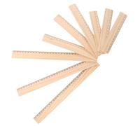 SUPVOX Lot de 9 Règles en Bois 15 20 et 30 CM Règles de Mesure Métriques Fourniture Scolaire pour Dessin Architecture et Travail du Bois et Précises pour Bureau