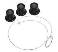 SUPVOX Loupe à Clipser 4 Pièces pour Réparation de Montres Grossissement 5X 10X 15X Verre et Acier Outils Horlogers et Bijoutiers Loupe Grossissante Précise pour Travaux Minutieux