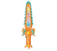 SUPVOX Lumineux Sonore pour Garçon et Filles Sabre à Engrenages en Abs 1 Pièce, Accessoire de Cosplay Coloris Aléatoire, Éducatif pour Fête, Développement Sensoriel et Couleur Aléatoire