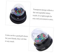 SUPVOX Machine à Boules de Loterie Électrique Traditionnelle Jeu de Tirage Au Sort Amusant pour Fêtes et Réunions Accessoire Convivial Plastique Résistant pour Famille et Soirées