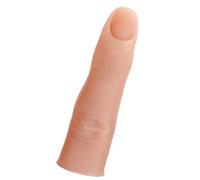 SUPVOX Main D'entraînement pour Ongle en Silicone Surface Lisse et Doigts Flexibles, Modèle Réaliste pour Faux Ongles Acrylique et Nail Art DIY