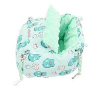 SUPVOX Maison De Couchage pour Cochon d'Inde Lit Chaud pour Hamster Lieu De pour Écureuil Planeur À Sucre Lit De Nid De Dinosaure Vert Confort pour Animaux De Compagnie