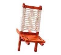 SUPVOX Maison de Poupée Décor Paysager à Lusure Modèle Pin et Chaise Dextérieur Amovible pour Garçon Fille et Collection